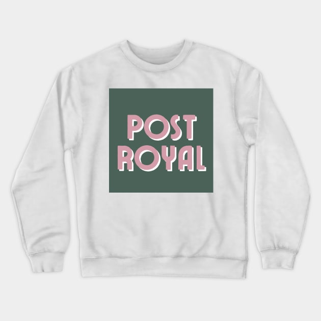 Post Royal Crewneck Sweatshirt by S0CalStudios